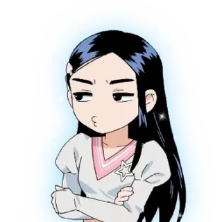 😒 emoji NewJeans Illustration kakao Emoticon🌟 @NJZSTICKE Telegram sticker 5 of 24