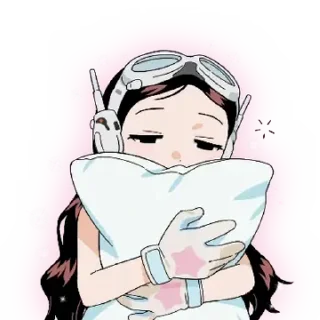 😴 emoji NewJeans Illustration kakao Emoticon🌟 @NJZSTICKE Telegram sticker 18 of 24