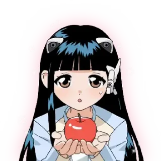 🍎 emoji NewJeans Illustration kakao Emoticon🌟 @NJZSTICKE Telegram sticker 13 of 24
