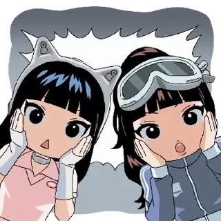 😱 emoji NewJeans Illustration kakao Emoticon🌟 @NJZSTICKE Telegram sticker 22 of 24