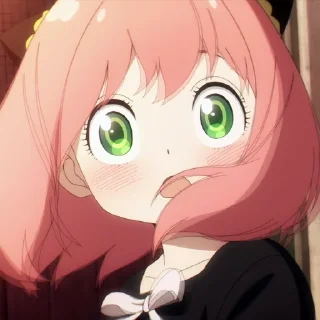 😇 emoji Anya 👒 [@TengenSama] Telegram sticker 15 of 16