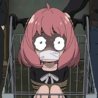😰 emoji Anya 👒 [@TengenSama] Telegram sticker 14 of 16