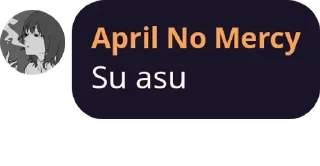 Sticker from April No Mercy