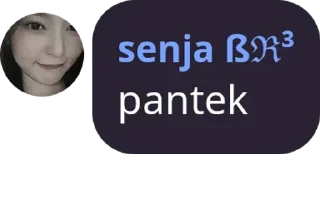 Sticker from kalo kata senja