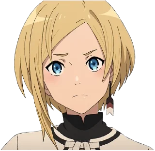 🤨 emoji Mushoku Tensei: Isekai Ittara Honki Dasu #2 Telegram sticker 11 of 18