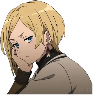 😒 emoji Mushoku Tensei: Isekai Ittara Honki Dasu #2 Telegram sticker 8 of 18