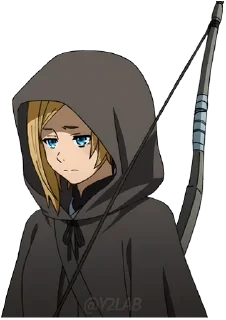 🏹 emoji Mushoku Tensei: Isekai Ittara Honki Dasu #2 Telegram sticker 9 of 18