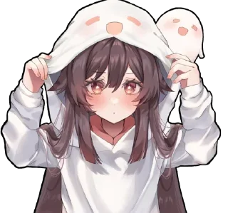 ☺️ emoji Hu Tao (genshin_impact) @Anak_kucing_stiker Telegram sticker 3 of 35