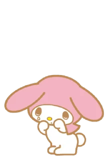 ⭐ emoji My Melody Pop-Up Stickers @deazzle Telegram sticker 12 of 16