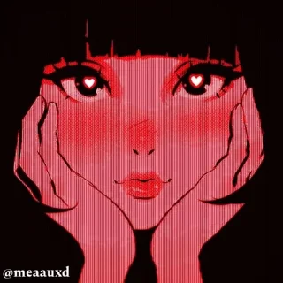 Sticker from 𝗥𝗲𝗱❤️ @meaauxd @meaauchan