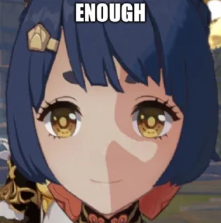 😍 emoji Genshin Impact Meme Telegram sticker 13 of 30