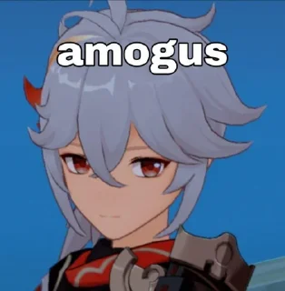 😍 emoji Genshin Impact Meme Telegram sticker 20 of 30
