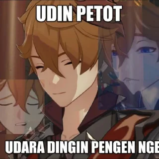 Sticker from Genshin Impact Meme @Ascv4_alen