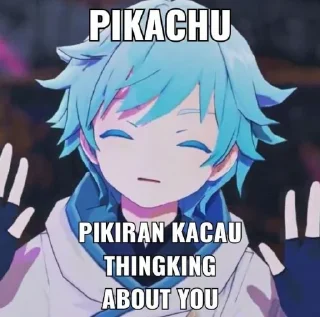 Sticker from Genshin Impact Meme @Ascv4_alen