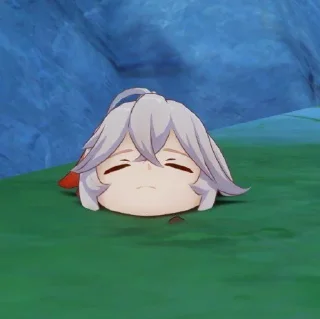 😍 emoji Genshin Impact Meme Telegram sticker 7 of 30
