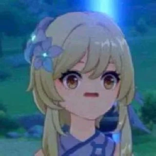 😍 emoji Genshin Impact Meme Telegram sticker 3 of 30