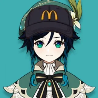 😍 emoji Genshin Impact Meme Telegram sticker 24 of 30
