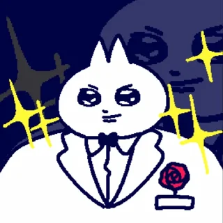 Sticker from 领结猫Cat 点此更多贴纸 @riridoafflinks
