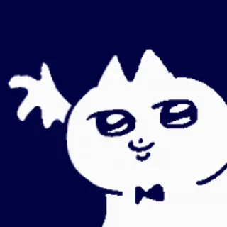 Sticker from 领结猫Cat 2 动态版 更多贴纸在 @riridoafflinks