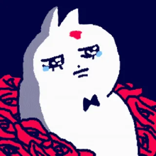 Sticker from 领结猫Cat 动态版 更多贴纸在 @riridoafflinks