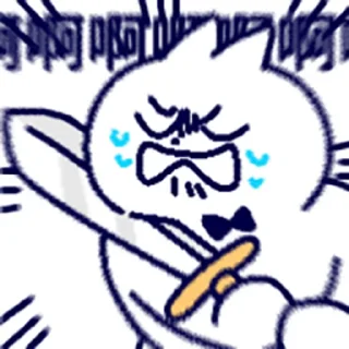 ⭐ emoji 领结猫 @Stickers_AChansp Telegram sticker 14 of 24