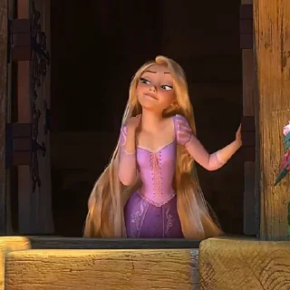 Sticker from Rapunzel - @staciegwen