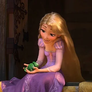 Sticker from Rapunzel - @staciegwen