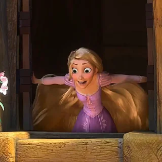 Sticker from Rapunzel - @staciegwen