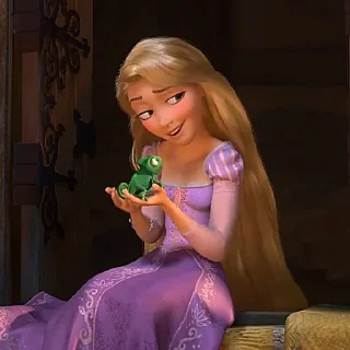 Sticker from Rapunzel - @staciegwen