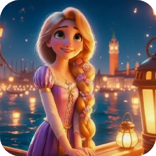 🥰 emoji Rapunzel... By @wind141 Telegram sticker 16 of 30