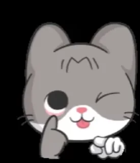 Sticker from Cute Cat by ᏕᏒᎧᏒᏕ 豆