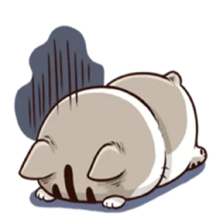 😓 emoji Ami fat cat Telegram sticker 18 of 39