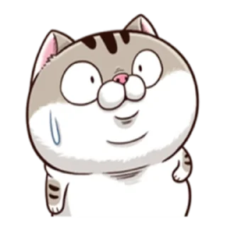 😨 emoji Ami fat cat Telegram sticker 23 of 39