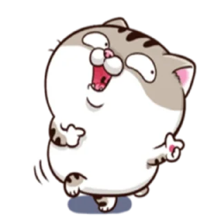 😄 emoji Ami fat cat Telegram sticker 7 of 39