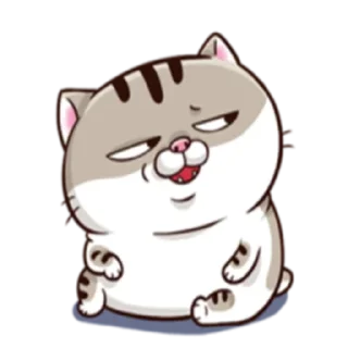 😏 emoji Ami fat cat Telegram sticker 14 of 39