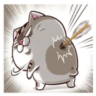 😠 emoji Ami fat cat Telegram sticker 20 of 39