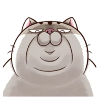 😒 emoji Ami fat cat Telegram sticker 9 of 39