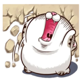 😤 emoji Ami fat cat Telegram sticker 16 of 39