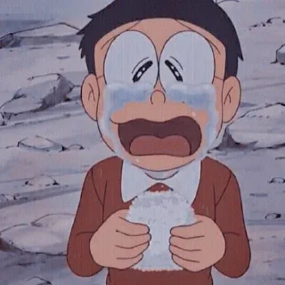 😭 emoji Nobita-sen by @senshi_sino Telegram sticker 7 of 57