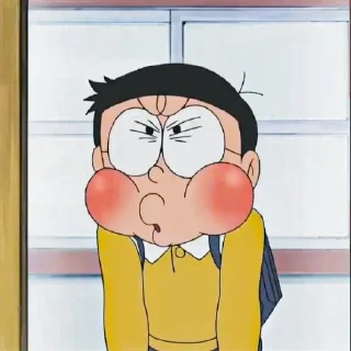 😤 emoji Nobita-sen by @senshi_sino Telegram sticker 22 of 57
