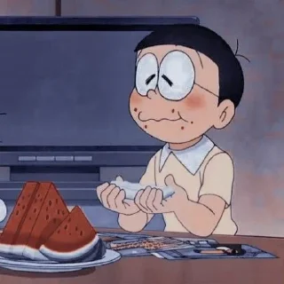🤤 emoji Nobita-sen by @senshi_sino Telegram sticker 11 of 57