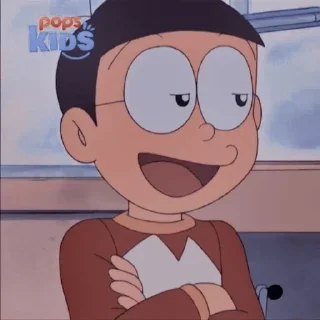 😏 emoji Nobita-sen by @senshi_sino Telegram sticker 6 of 57