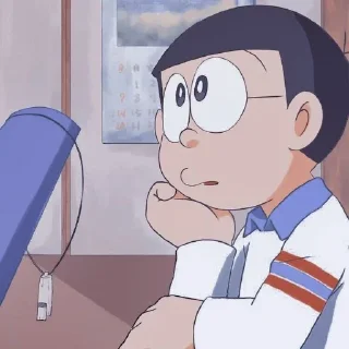 🤔 emoji Nobita-sen by @senshi_sino Telegram sticker 16 of 57
