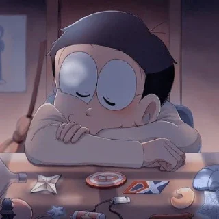 😴 emoji Nobita-sen by @senshi_sino Telegram sticker 10 of 57