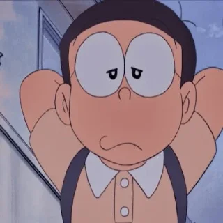 😑 emoji Nobita-sen by @senshi_sino Telegram sticker 5 of 57
