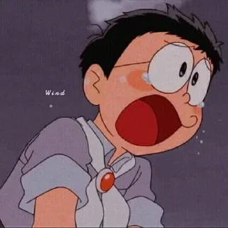 😭 emoji Nobita-sen by @senshi_sino Telegram sticker 14 of 57