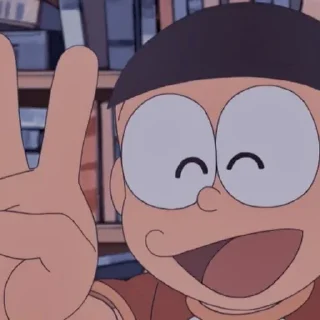 ✌️ emoji Nobita-sen by @senshi_sino Telegram sticker 17 of 57