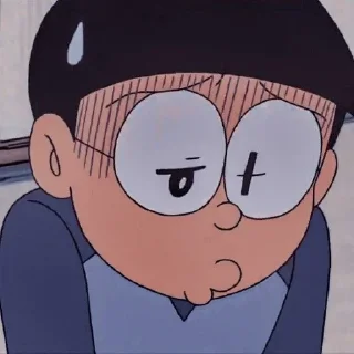 😥 emoji Nobita-sen by @senshi_sino Telegram sticker 19 of 57