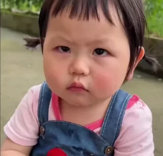 🙄 emoji 🥰เด็กน้อยน่ารัก👸 (@sticker_thailand) (@nenkay_official) Telegram sticker 19 of 44