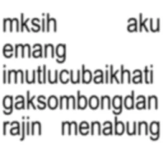 Sticker from stiker frinses @parzkminjuu
